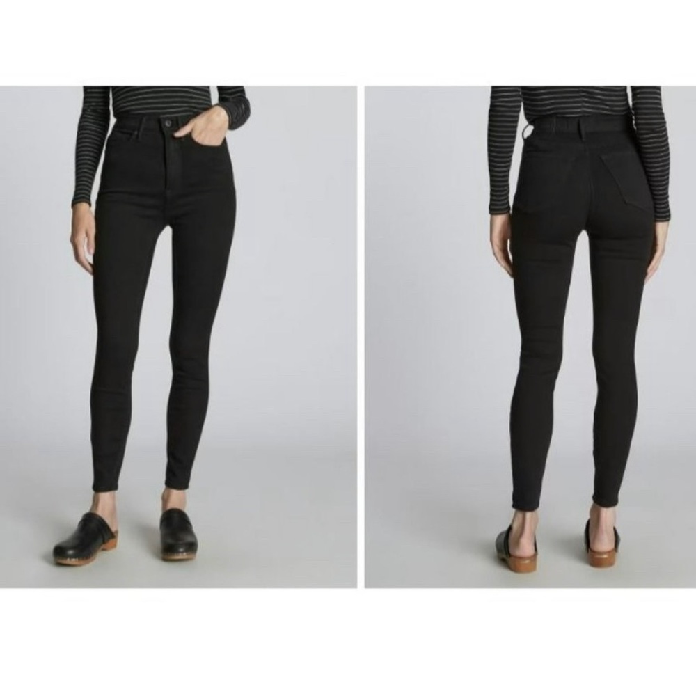 Black high waisted jeans